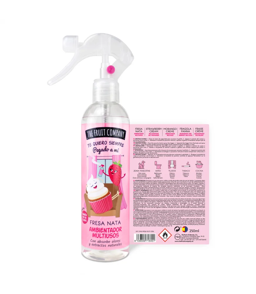 Spray d'ambiance air et tissus "the fruit company" 250 ml